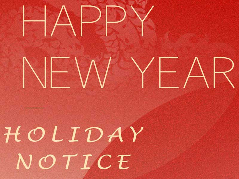 HOLIDAY NOTIFICATION